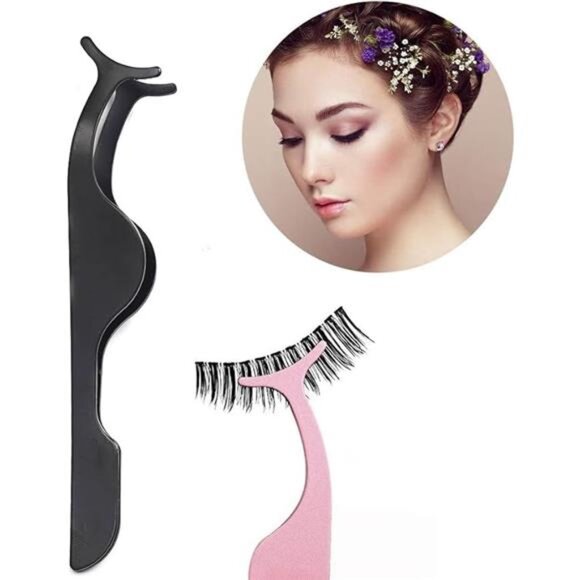 3PCS False Eyelash Applicator Tool Remover Clip Stainless Steel - Picture 2 of 8
